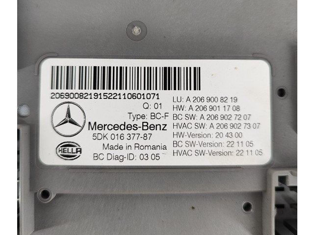 Блок комфорта A2069008219, A2069011708   Mercedes-Benz GLC C254   