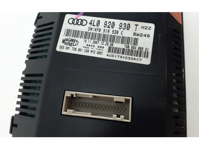 Přístrojová deska  Audi Q7 4L 2011 4L0920984C  