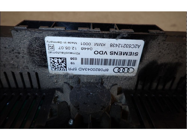 Блок управления климат-контролем 8P0820043AH5PR   Audi A3 S3 A3 Sportback 8P