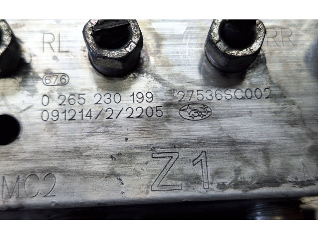 Блок АБС 0265230199, 0265950923   Subaru  Forester SH  2008 - 2013 года