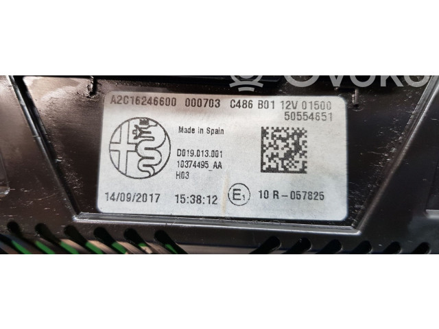 Přístrojová deska Alfa Romeo Stelvio 2018 50554651, A2C16246600
