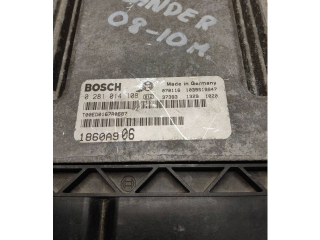 Блок управления двигателя 1860A906, 1039S19947 Mitsubishi Outlander