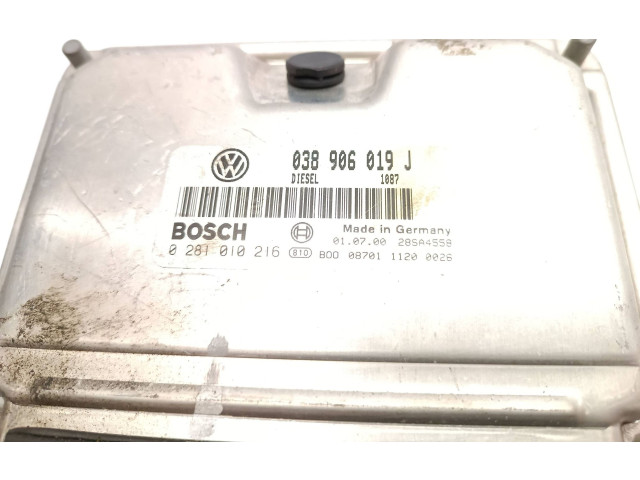 Блок управления двигателя 038906019J, 0281010216 Ford Galaxy