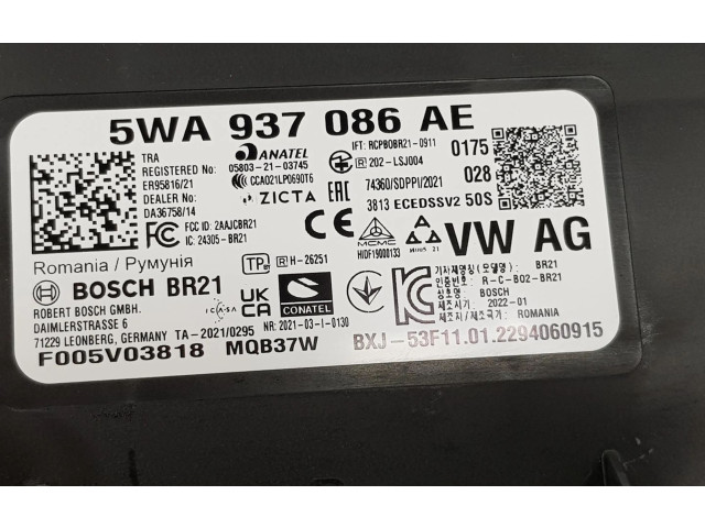 Блок управления 5WA937086AE, 5WA937086AE Cupra Formentor