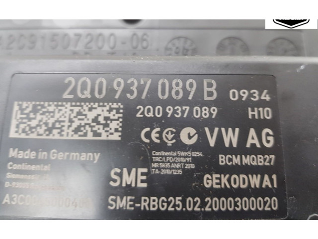 Блок управления 2Q0937089B, 2Q0937085B   Skoda Fabia Mk4 (6VA)