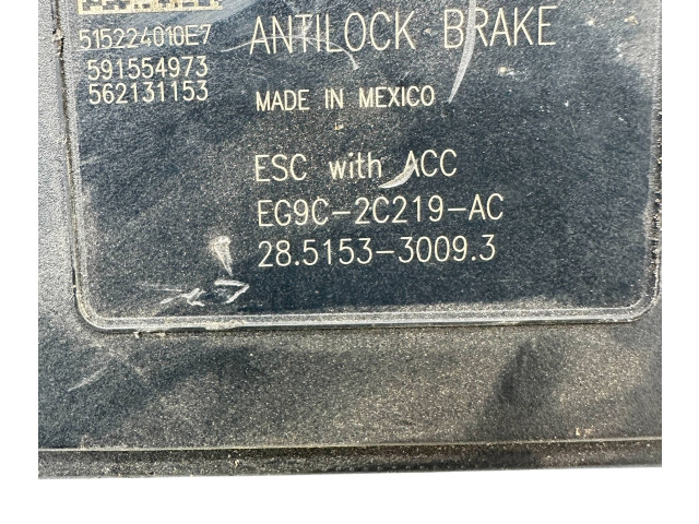 Блок АБС EG9C2C219AC, EG9C2C405AF   Ford  Fusion II  2013 -  года
