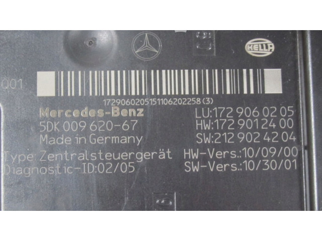 Řídící jednotka 1729060205 Mercedes-Benz SLK R172 2011