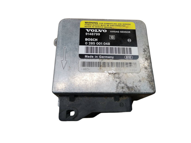 Блок управления надувных подушек 9148799, 0285001048 Volvo 850