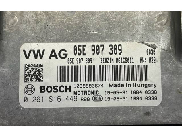 Řídící jednotka 05E907309, 0261S16449 Volkswagen Golf VII 2015