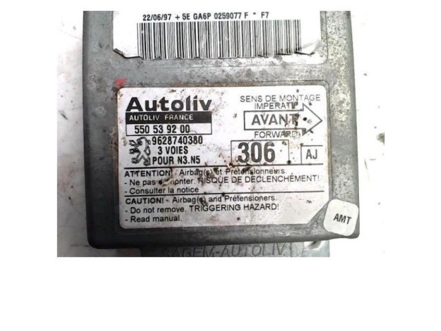Блок подушек безопасности 6547LV, 6547LV   Peugeot 306