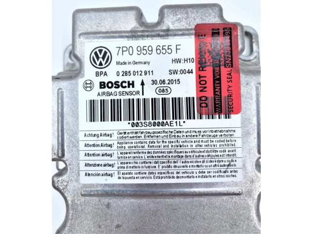 Блок подушек безопасности 7P0959655F, 0285012911 Porsche Cayenne (92A)