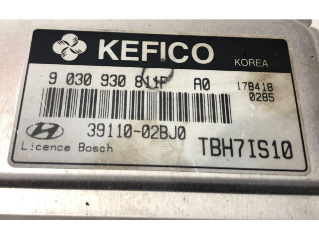 Блок управления двигателем Блок управления 39110-02BJ0   Hyundai Getz