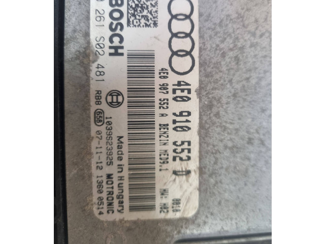 Řídící jednotka 4F0910552D, 4E0907552A Audi A8 S8 D3 4E 2008