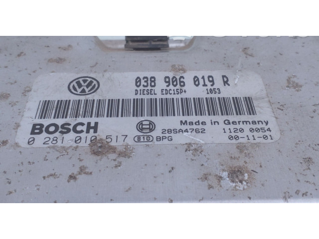 Блок управления двигателя 038906019R, 0281010517   Skoda Octavia Mk1 (1U)