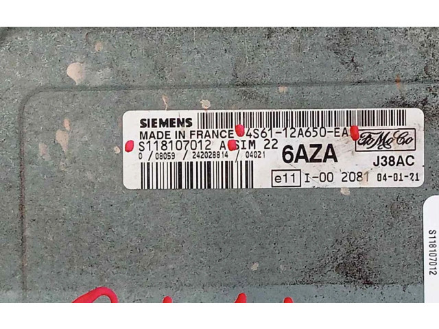 Блок управления двигателем Блок управления S118107012 Ford Fusion