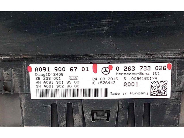 Панель приборов A0919006701 Infiniti Q30