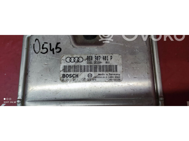 Блок управления двигателя 8E0907401P   Audi A6 S6 C7 4G