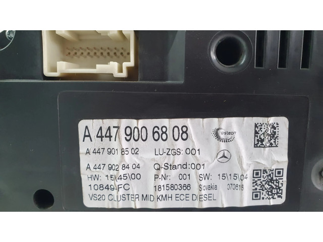 Přístrojová deska Mercedes-Benz Vito Viano W447 2018 A4479006808, A4479018502