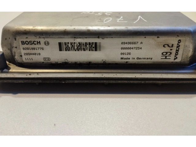 Блок управления двигателя 1928403488D, 09496667A Volvo V70