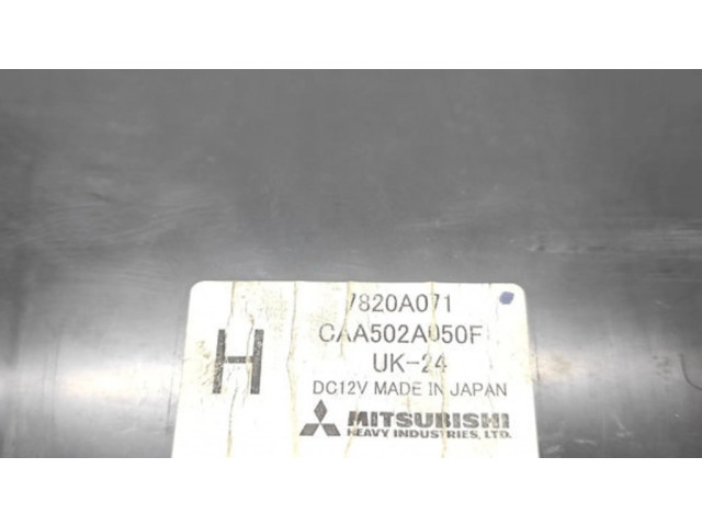 Блок управления климат-контролем 7820A071, CAA502A050F Mitsubishi Grandis