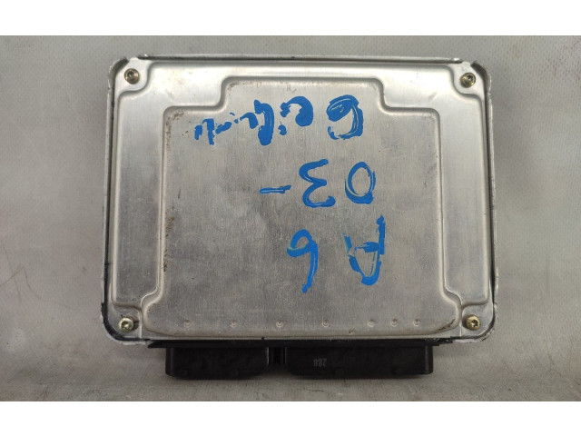 Блок управления двигателя 8E097401P, 0281011136   Audi A6 S6 C5 4B