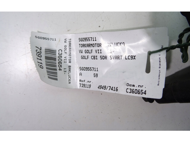 Моторчик заднего дворника 5G0955711C, 5G0955711A    Volkswagen Golf VII