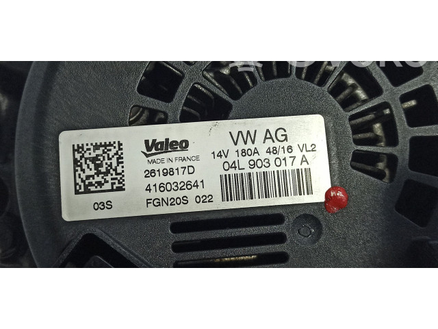 Генератор 04L903017A Audi Q5 SQ5