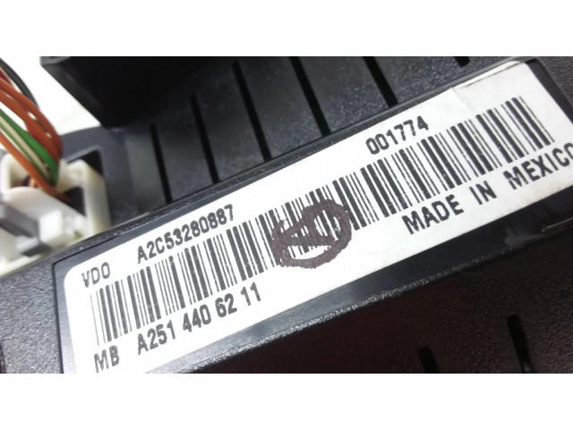 Панель приборов A2514406211, A2C53280887   Mercedes-Benz R W251       