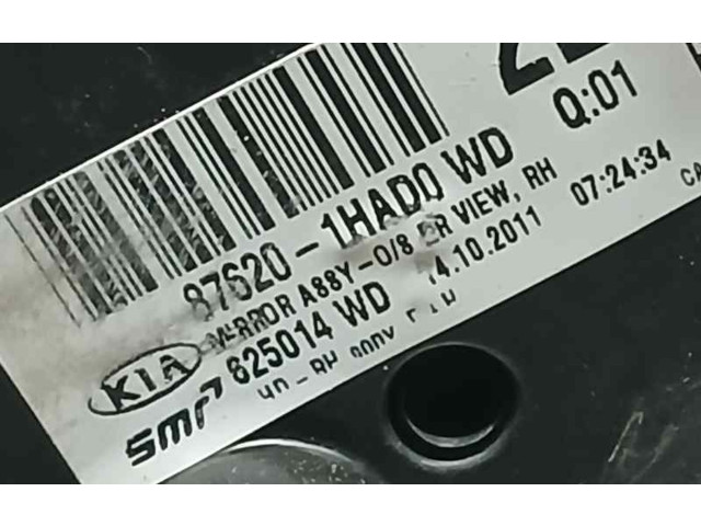 Зеркало электрическое KIA Pro Cee'd I 2008 - 2013 года