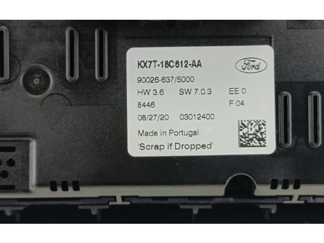 Блок управления климат-контролем JX7T18C612AC   Ford Focus