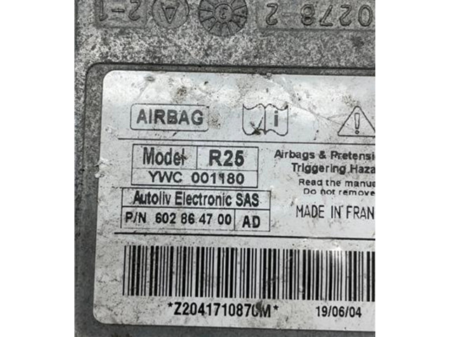 Блок подушек безопасности YWC001180, YWC001180   MG ZR