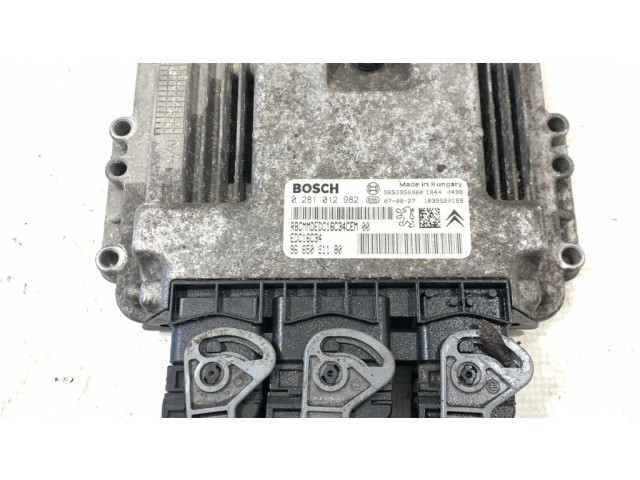 Блок управления двигателя 9665091180, 0281012982   Citroen Jumpy