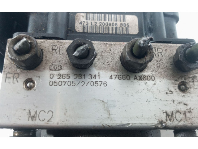 Jednotka ABS 0265231341 Nissan Micra 2005