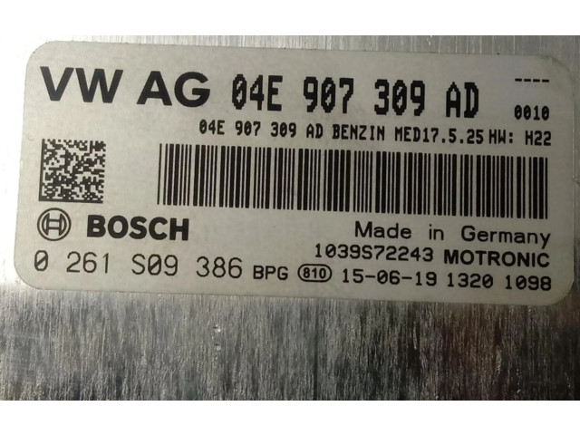 Поршень Блок управления двигателем ECU 04E907309AD Audi Q3 8U