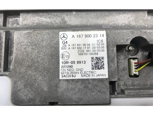 Přístrojová deska Mercedes-Benz GLE W167 2022 A1679002314, A1679021707