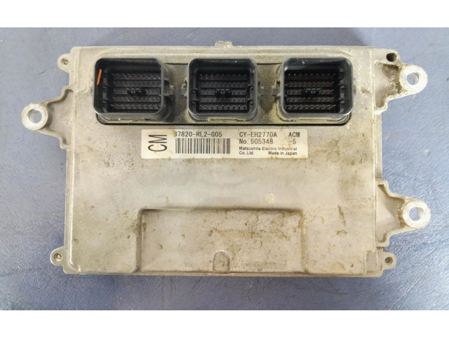 Блок управления двигателем Блок управления 37820-RL2-G05, 37820-RL2-G05 Honda Accord
