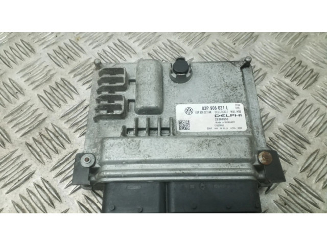 Блок управления двигателем Блок управления 03P906021L, 03P906021AN   Skoda Fabia Mk2 (5J)