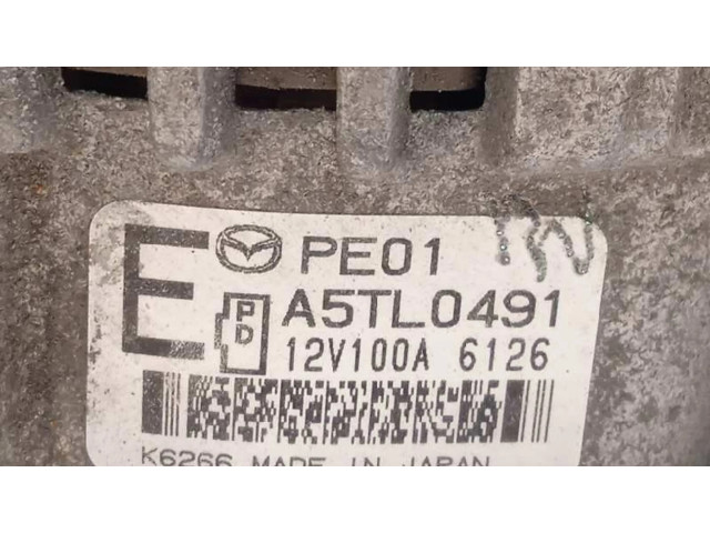 Генератор A5TL0491, PE0118300 Mazda CX-5 2.0