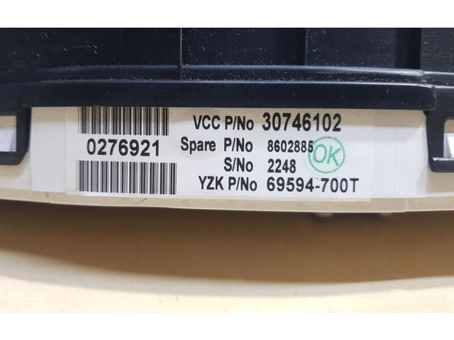 Панель приборов 30746102, 69594700T Volvo S60