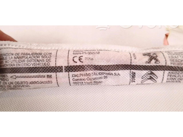 Боковая подушка безопасности 0589-P1-000118   Citroen Berlingo