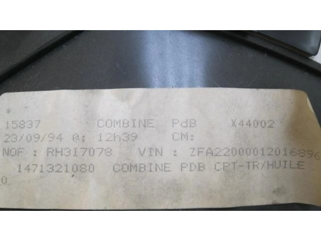 Панель приборов RH3I7078 Fiat Ulysse