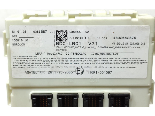 Řídící jednotka 9383687, 4392662375 Mini One - Cooper F56 F55 2015