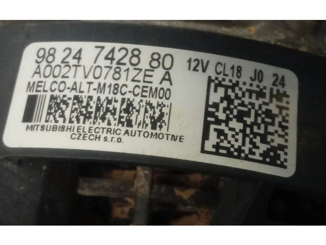 Генератор 9824742880   Opel Combo D      