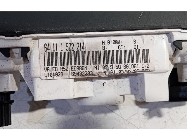 Блок управления климат-контролем    Mini One  Cooper Cabrio R52