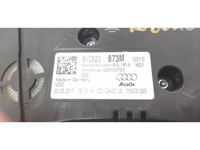 Панель приборов 8V0920873M, 8V0920873M0310 Audi A3 S3 8V