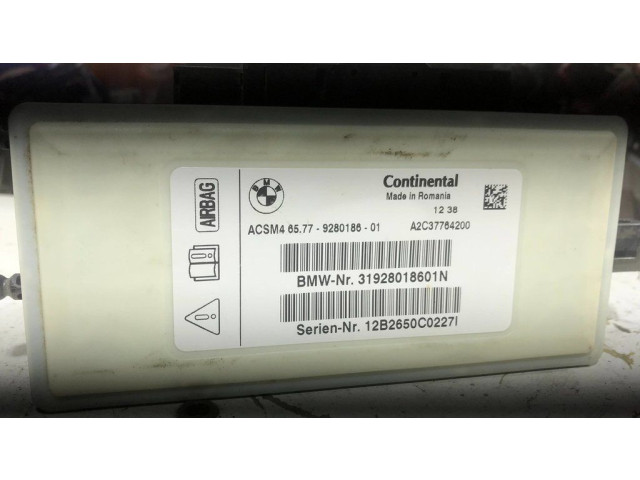 Блок подушек безопасности 9280186 BMW 3 F30 F35 F31