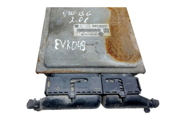 Блок управления двигателя 03G906018CR, 5WP45606AA   Volkswagen PASSAT B6