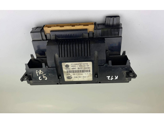 Блок управления климат-контролем 4B0820043H   Audi A6 S6 C5 4B