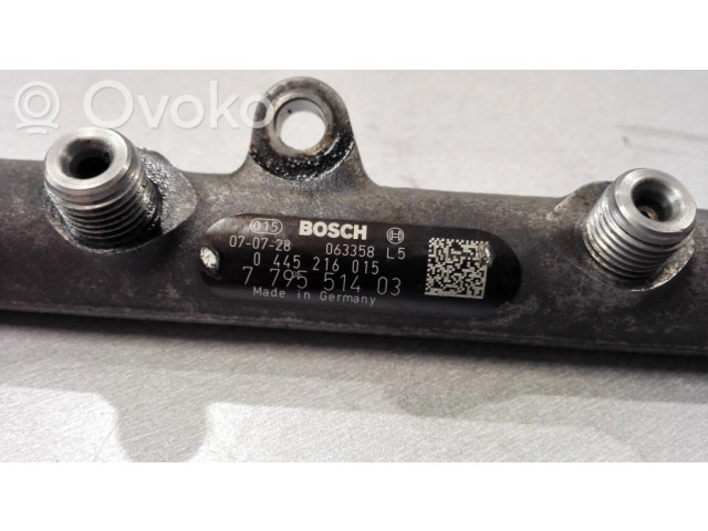 Vstřikovací lišta 0445216015, 7795514 BMW X5 E70 pro naftový motor 3.0