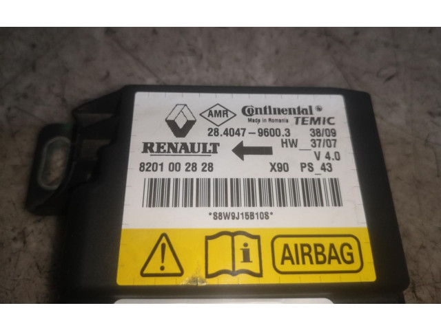 Блок подушек безопасности SLV8201002828 Dacia Logan I